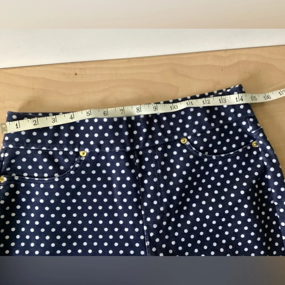 Michael Kors blue with white polka dot pants. - Picture 8 of 8